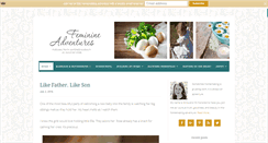 Desktop Screenshot of feminineadventures.com